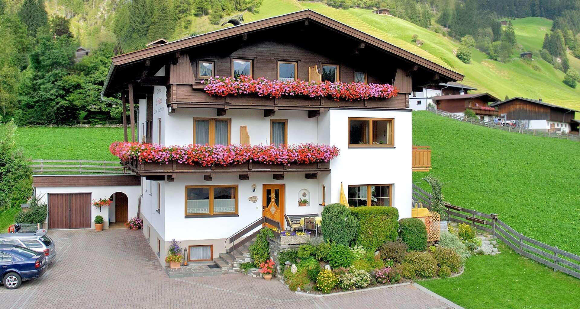 Guesthouse Elfriede Gerlos Tyrol summer
