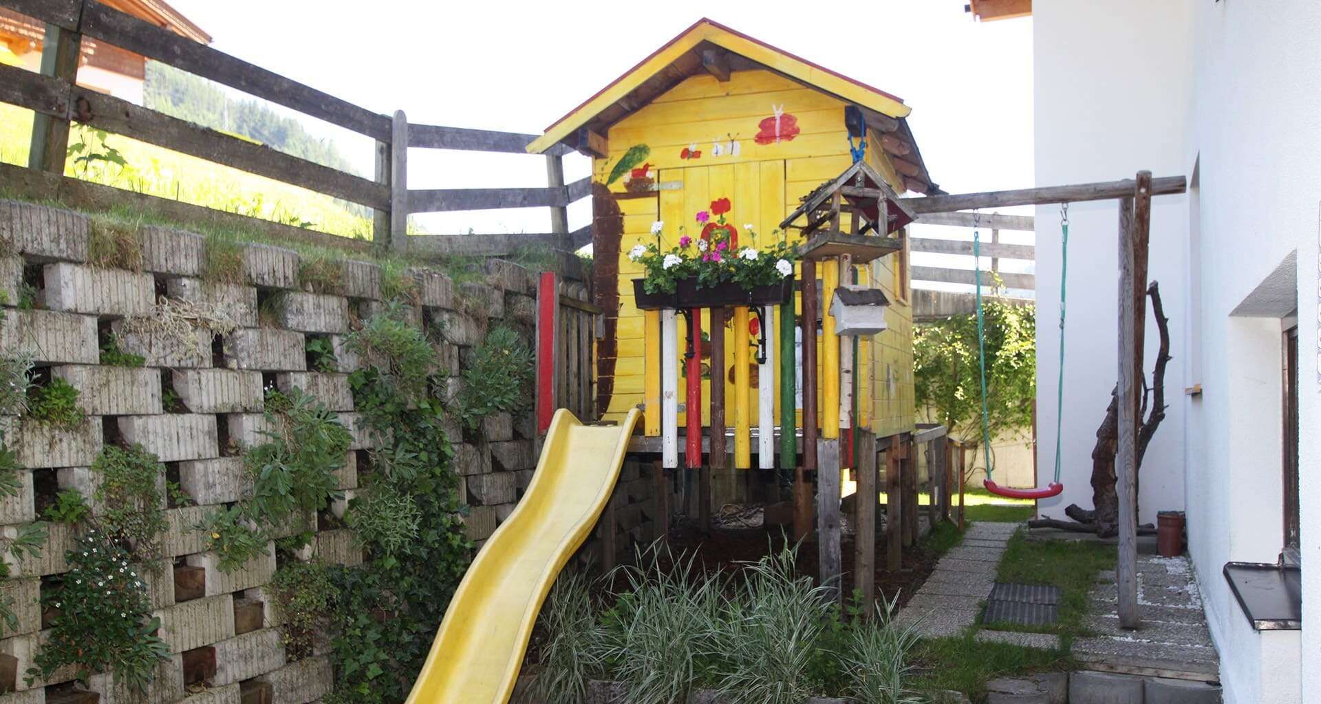 Children's playground at the Elfriede Gerlos guest house